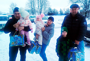 В преддверии Нового года вручили свыше 650 детских сладких подарков в Краснодарском филиале ведомственной охраны Минтранса России