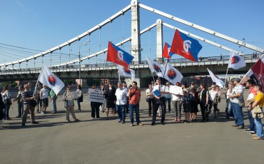 Актёрские профсоюзы и партия «Союз труда» провели митинг в Москве