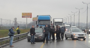 В России состоялась масштабная акция протеста дальнобойщиков