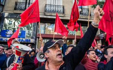 Прервали стачку