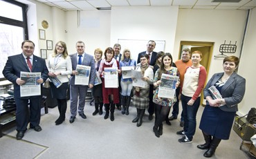 Редакцию газеты «Солидарность» посетили представители «Белхимпрофсоюза» Редакцию газеты «Солидарность» посетили представители «Белхимпрофсоюза»