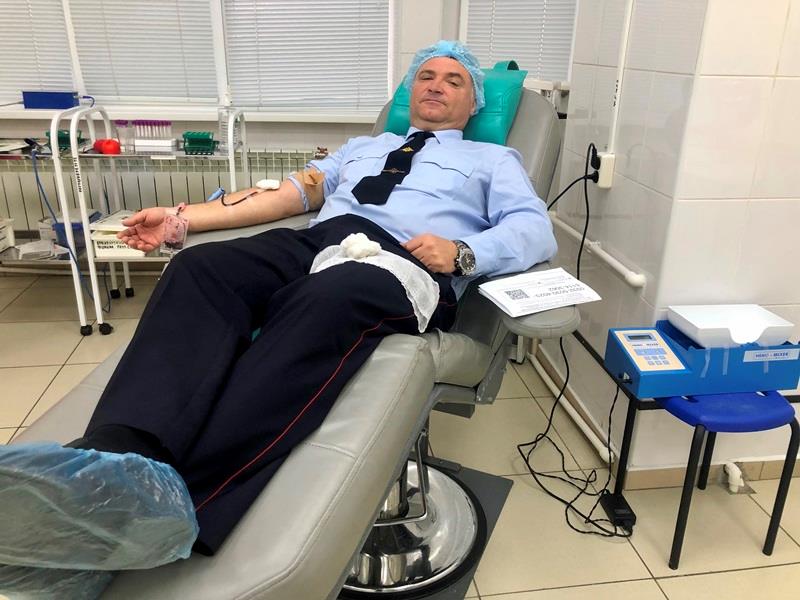 Акция по сбору донорской крови "Профсоюзный донор"