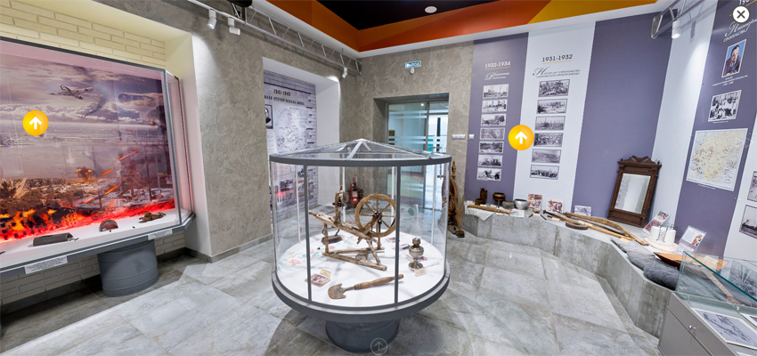 СОЗДАНИЕ 3D ВИРТУАЛЬНОГО ТУРА  ПО КОМНАТЕ ТРУДОВОЙ И БОЕВОЙ СЛАВЫ САРАТОВСКОГО НПЗ