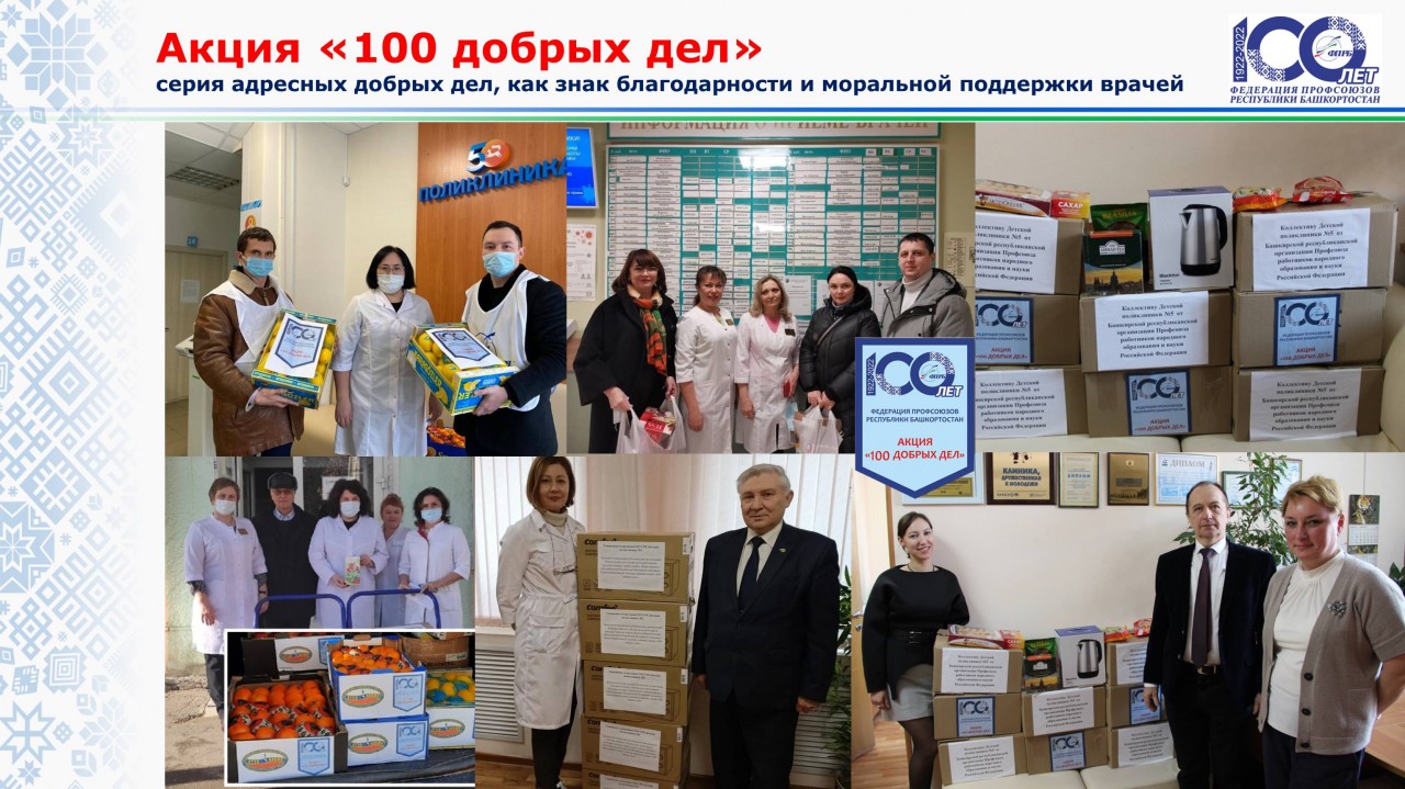 Акция «100 добрых дел»