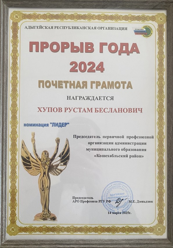 Хупов Рустам Бесланович