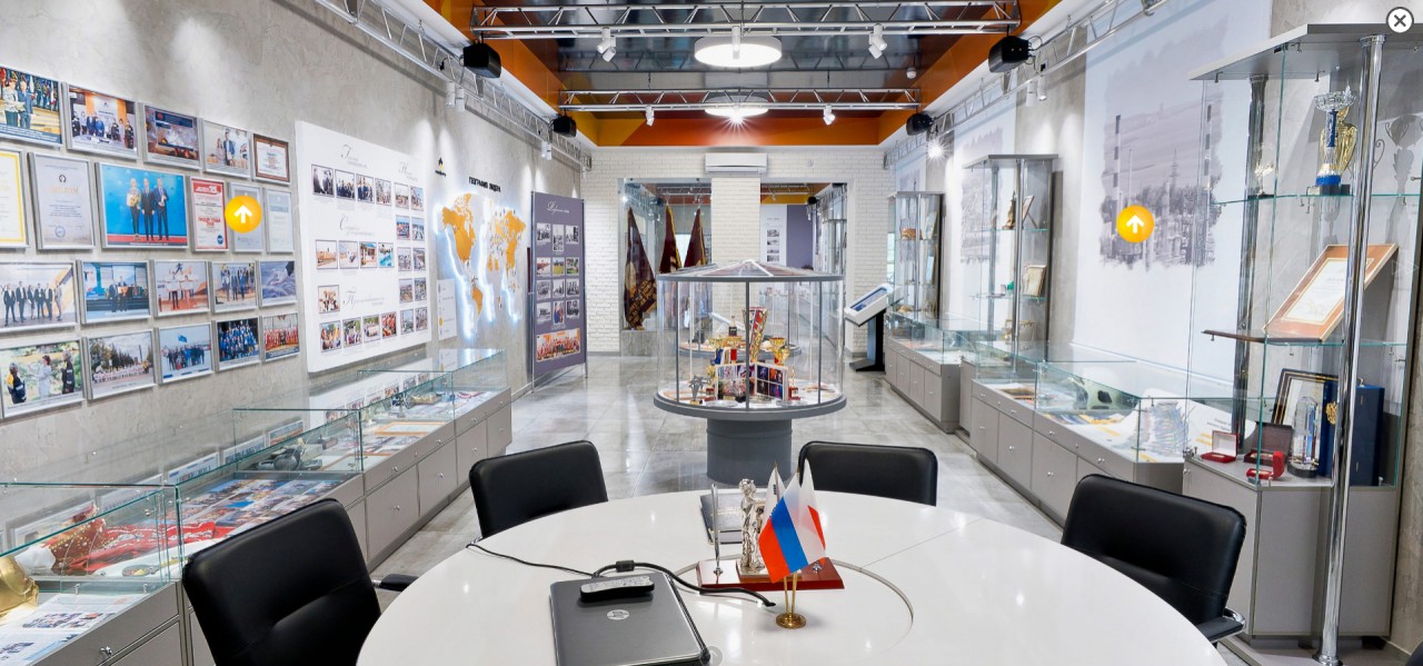 СОЗДАНИЕ 3D ВИРТУАЛЬНОГО ТУРА  ПО КОМНАТЕ ТРУДОВОЙ И БОЕВОЙ СЛАВЫ САРАТОВСКОГО НПЗ