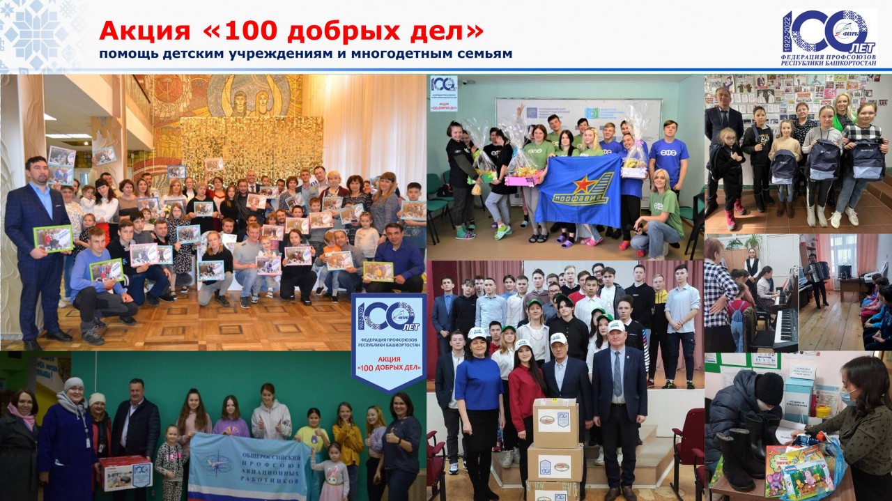 Акция «100 добрых дел»