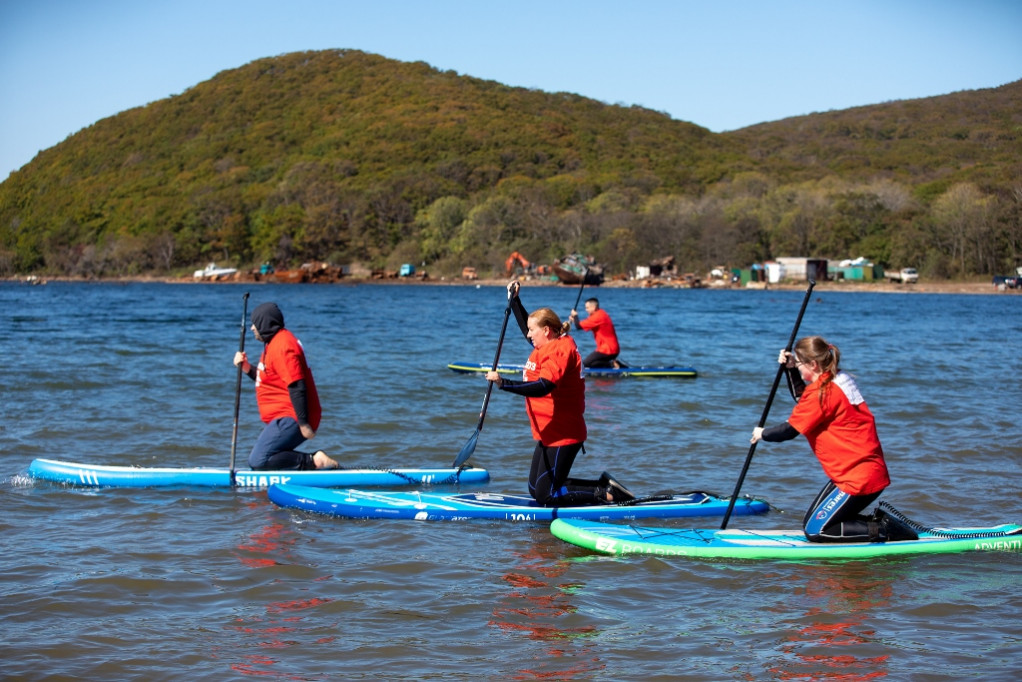 SUP-флешмоб во Всемирный день борьбы профсоюзов за достойный труд