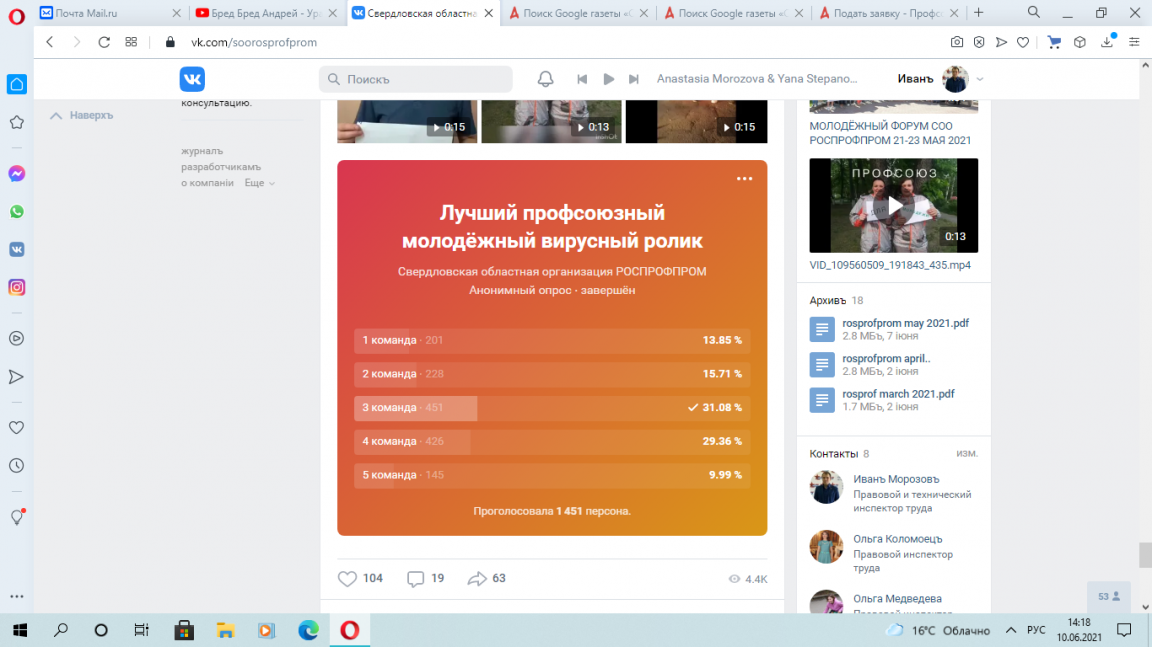 #РОСПРОФПРОМ_территориядействий2021