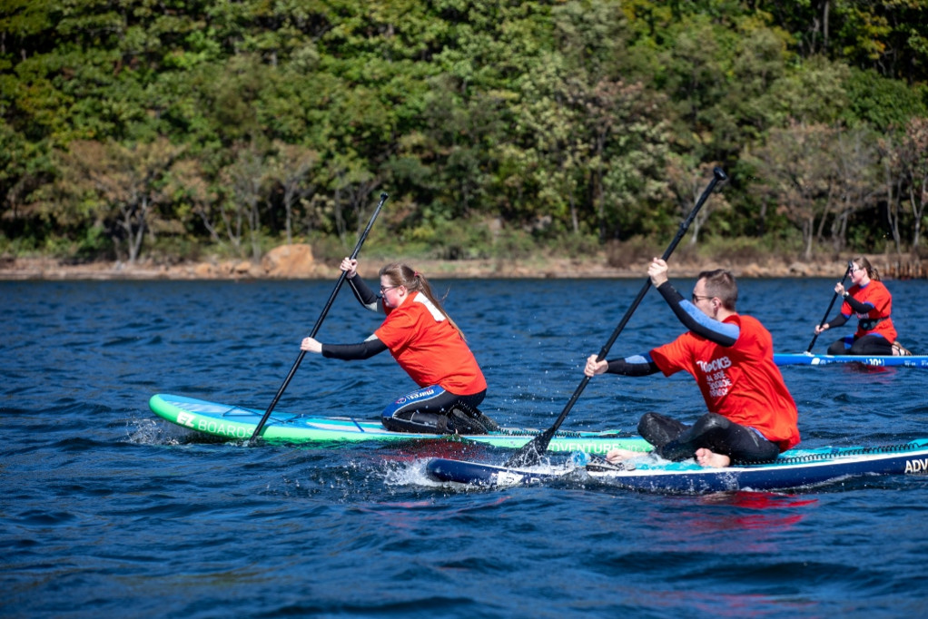 SUP-флешмоб во Всемирный день борьбы профсоюзов за достойный труд
