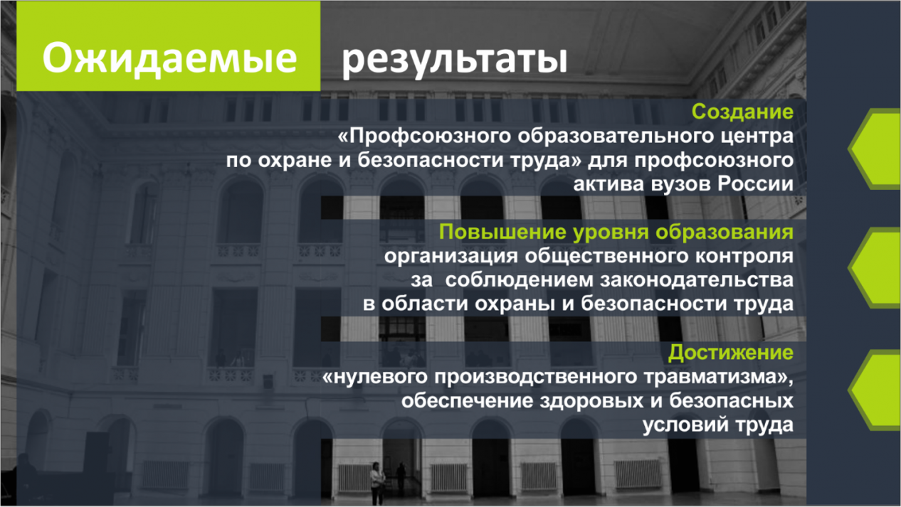 "Программы развития  ППО работников ЮРГПУ(НПИ) имени М.И.Платова в области охраны и безопасности труда. Образовательный аспект»